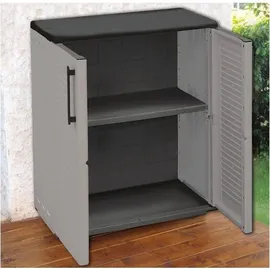 Artplast Schuhschrank 68 x 84 x 37 cm Dunkelgrau / dunkelgrau