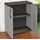 Artplast Schuhschrank 68 x 84 x 37 cm Dunkelgrau / dunkelgrau