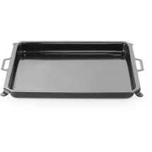 HENDI Grillpfanne emailliert, für U.a. Hendi Bake-Master 154618 und Hendi Grill-Master Quattro 154908, 700x520x(H)55mm, Innenbereich 590x480mm, Schwarz