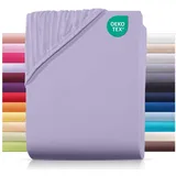 Carpe Sonno Spannbettlaken Jersey 200 x 200 cm Flieder