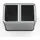 Kitchen Move Tallin 60 l Silber