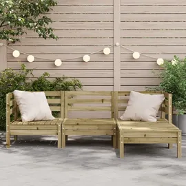 vidaXL Gartensofa 3-Sitzer 0 x 0 x 0 cm Bronze