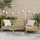 vidaXL Gartensofa 3-Sitzer 0 x 0 x 0 cm Bronze