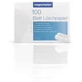 Magnetoplan Löschpapier für Tafellöscher 100 Blatt Weiß