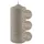 Fink Stumpenkerze 20 cm grau