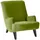 58 aufm Kessel Sessel 58aufmkessel Polyester 101 x 80 x 71 cm Olivgrün/Schwarz retro