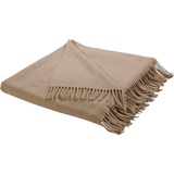 Guido Maria Kretschmer Home & Living Guido Maria Kretschmer Home&Living aus 100% Schurwolle, Kuscheldecke, beige