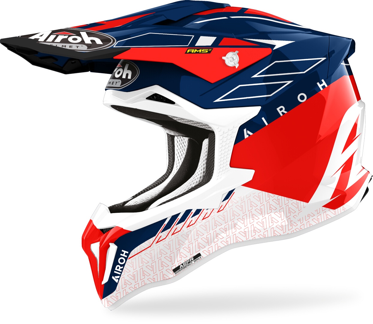 Airoh Strycker Skin Motorcross helm, rood, S Voorman