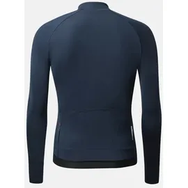 Danish Endurance Langarmshirt Aero LS Cycling Jersey in marineblau - M