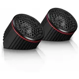 Emphaser ECP-M25T: 25 mm Hochtöner (Paar) für Autos, Tweeter mit Gewebekalotte und Neodymmagnet, 25 Watt RMS
