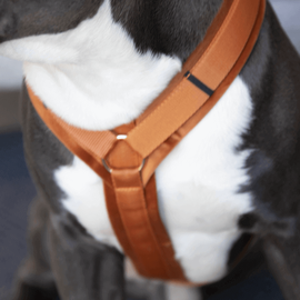 Kentucky Dogwear Hundegeschirr Aktiv Velvet Harness Braun 30-48 cm)
