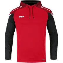 Jako Performance Hoodie Kinder rot/schwarz 128