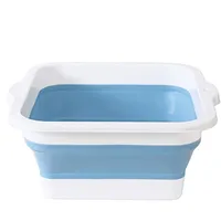 Foldable Foot Bath – Large Non-Slip Basin with 168 Massage Points | Portable Foot Bath for Men, Women, Seniors, Home, Travel, Pool, and Multifunctional Cleaning