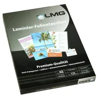 LMG 100 LMG Laminierfolien glänzend für A6 125 micron