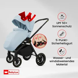 Babylux Kinderwagen 2in1 Blau
