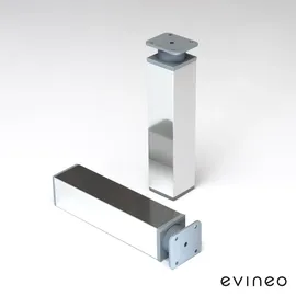 Evineo Möbelfüße 2 Stück BE023700 4 x 19 cm
