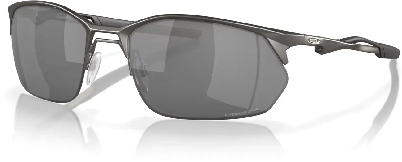 Oakley Wire Tap 2.0 Black, lunettes de soleil - Gris Mat Foncé Teinté