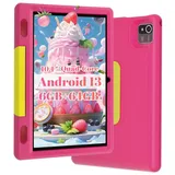 BUFO Kinder Tablet 10 Zoll Android 13,6 GB RAM 64 GB ROM, Kindersicherung Tablet (10", 64 GB) rosa