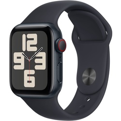 Apple Watch SE Aluminium Mitternacht Mitternacht 44 mm S/M (130-180 mm Umfang) Mitternacht GPS
