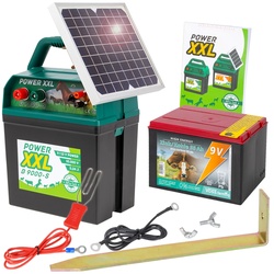 Weidezaungerät 9V Power XXL B 9000-S + 5W SOLAR + Batterie