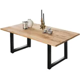 SIT Möbel Esstisch 180 x 75 x 100 cm braun/schwarz
