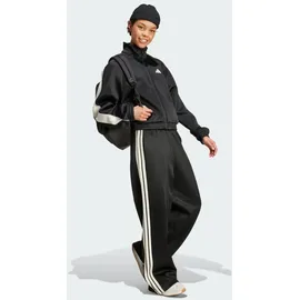 adidas Stadium 3-Streifen Jogginghose Schwarz/Weiß M