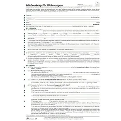 RNK Mietvertrag 525 Wohnung DIN A4 6Blatt