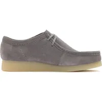 CLARKS Halbschuhe Wallabee EVO, Größe:12, Farbauswahl:grau - 47 EU