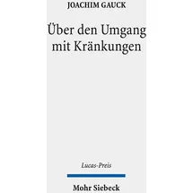 Mohr Siebeck GmbH & Co. K Über den Umgang mit Kränkungen