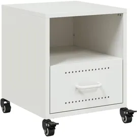 vidaXL Nachtschrank 36 x 39 x 43,5 cm Weiß