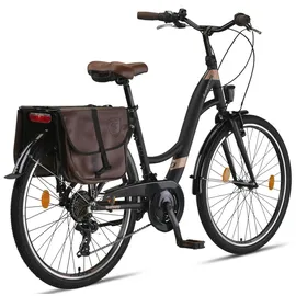 licorne bike gmbh Stella Plus 26 Zoll RH 50 cm schwarz