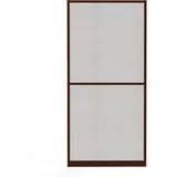 hecht International Fliegengitter Türbausatz Master Slim 100 x 210 cm Braun