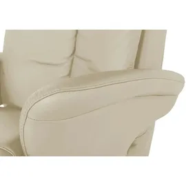 HIMOLLA Sessel 7418 Leder 81 x 111 x 95 cm Beige elektrisch mit Massagefunktion