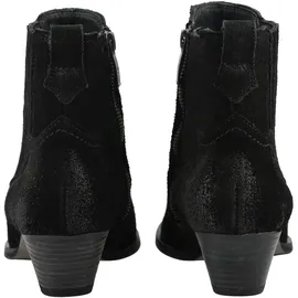 Paul Green Stiefelette Veloursleder", Damen, schwarz, 39