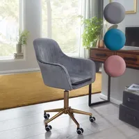 FineBuy Schreibtischstuhl mit Lehne 120 kg Schalenstuhl Stuhl -