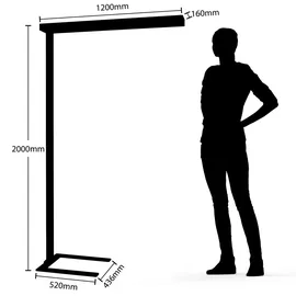 ARCCHIO Arcchio, Susi dimmbar, mit Bewegungsmelder für Arbeitszimmer / Büro, Aluminium, Modern in alu aus 1-flammig Arbeitszimmerleuchte