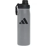 adidas Trinkflasche Grau/Schwarz 0,6 l