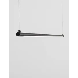 Nova Luce Elettra 1-flg. Ø 120 cm schwarz Aluminium