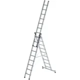 MUNK Aluminium-Mehrzweckleiter 3 x 9 Sprossen (11108)
