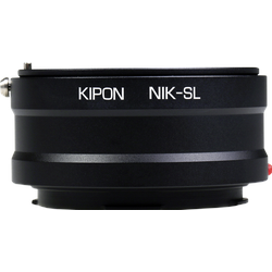 Kipon Adapter Nikon F Objektiv an Leica SL Kamera, Objektivadapter, Schwarz