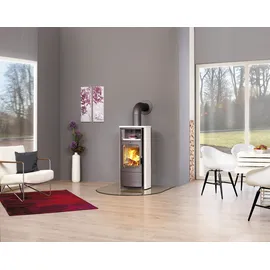 Hark Opera-B Kaminofen Kachel creme-weiß 7 kW
