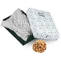Grünspecht Naturprodukte GRÜNSPECHT Kirschkern-Kissen 22 x 24 cm, Wärmekissen aus Baumwolle mit natürlicher Kirschkernfüllung, mit Geschenkbox, für Mikrowelle & Backofen, bei Verspannungen & Bauchschmerzen,(110-V8)