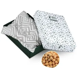 Grünspecht Naturprodukte GRÜNSPECHT Kirschkern-Kissen 22 x 24 cm, Wärmekissen aus Baumwolle mit natürlicher Kirschkernfüllung, mit Geschenkbox, für Mikrowelle & Backofen, bei Verspannungen & Bauchschmerzen,(110-V8)