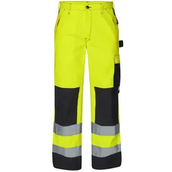 Multinorm Bundhose "2235-825" Safety+ Kl. 2 gelb/schwarz - 94 - gelb