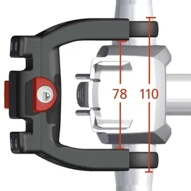 KLICKfix Lenkeradapter E mit Schloss