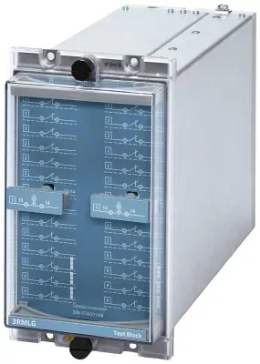 Siemens 7XG2253-3AA00-0AA0 ANCILLARY EQUIPMENT MODULAR CASE TEST COMPONENTS TEST MODULES (3RMLG) 14 WAY, SPECIAL 3RMLG23 3X4 CURRENT CONTACTS, 2 VOLTAGE CONTACTS 7XG22533AA000AA0