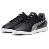 Puma King Match IT Soccer Shoe, Black White-Cool Dark Gray, 42.5 EU