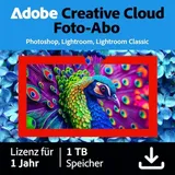 Adobe Creative Cloud Foto-Abo (Photoshop & Lightroom) | 1 TB | Download & Produktschlüssel