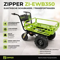 Zipper Akku-Schubkarre ZI-EWB350 300 kg