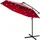 Kingsleeve Ampelschirm Ø 300 cm Rot